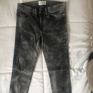 Wildfox Grey Washed Skinny Jeans